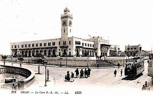 ORAN - GARE - 1925